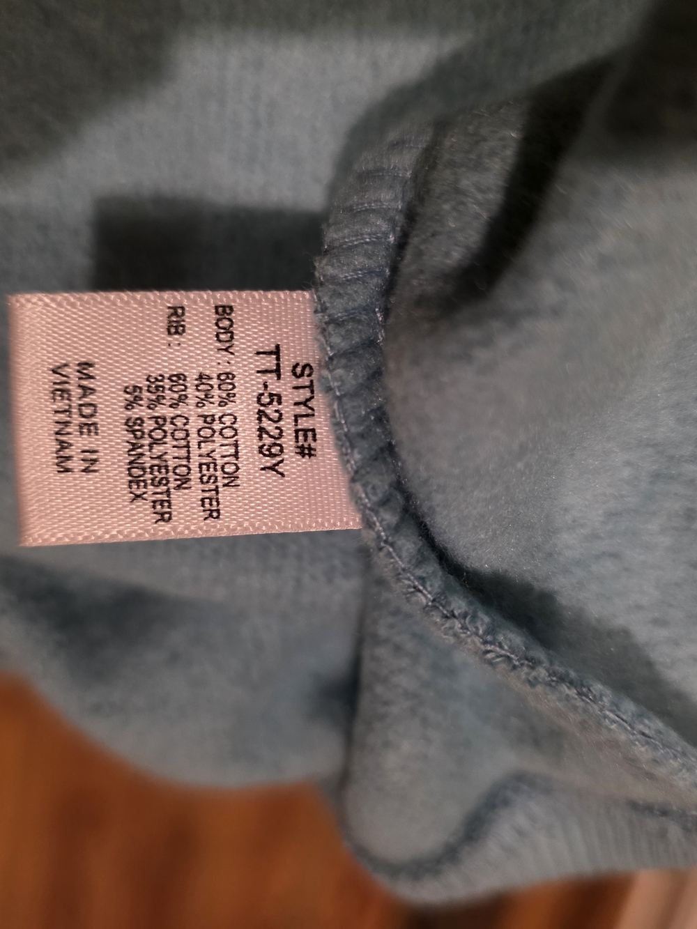 Zenana Outfitters Light Blue Hooded Pullover & Jogger Set - Picture 6 of 6